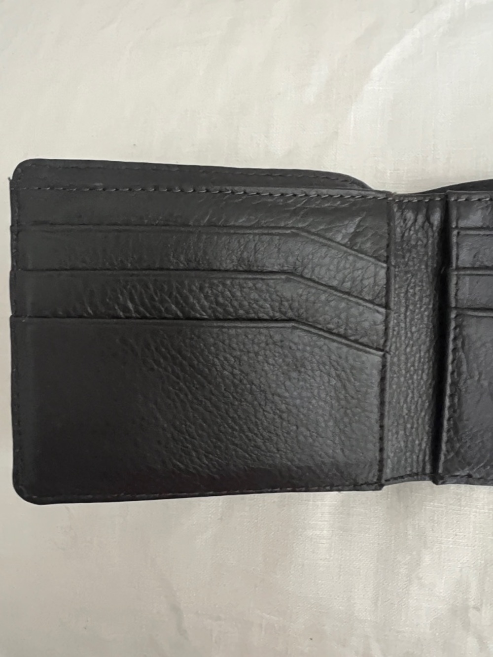 NWOT Men's Nixon Brown Leather Wallet with Gold Accent - Picture 5 of 13